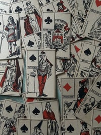 Image 3 of Ancien Jeu de 32 cartes de divination, David, 1892! Complet! 