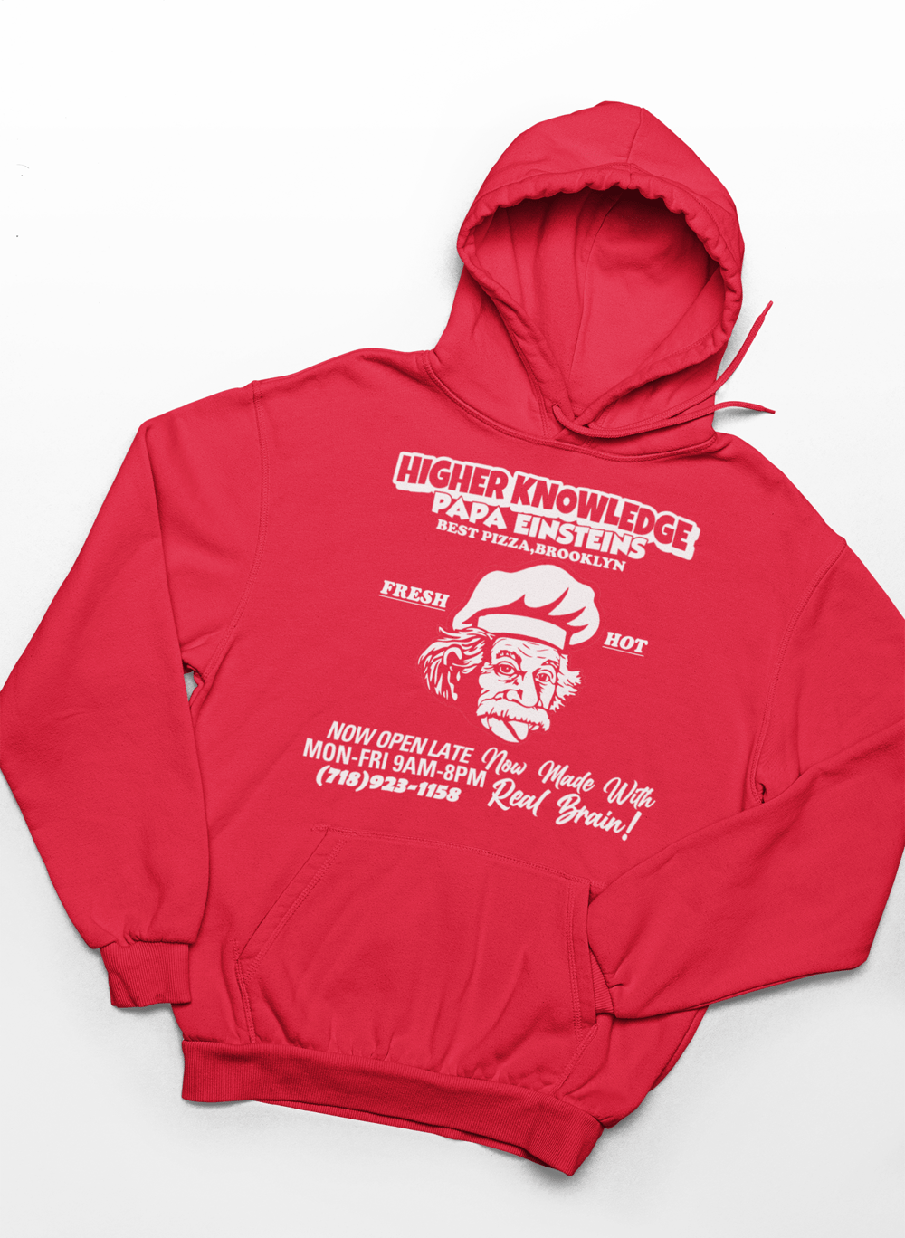 Papa Einsteins Pullover Hoodie [Red]