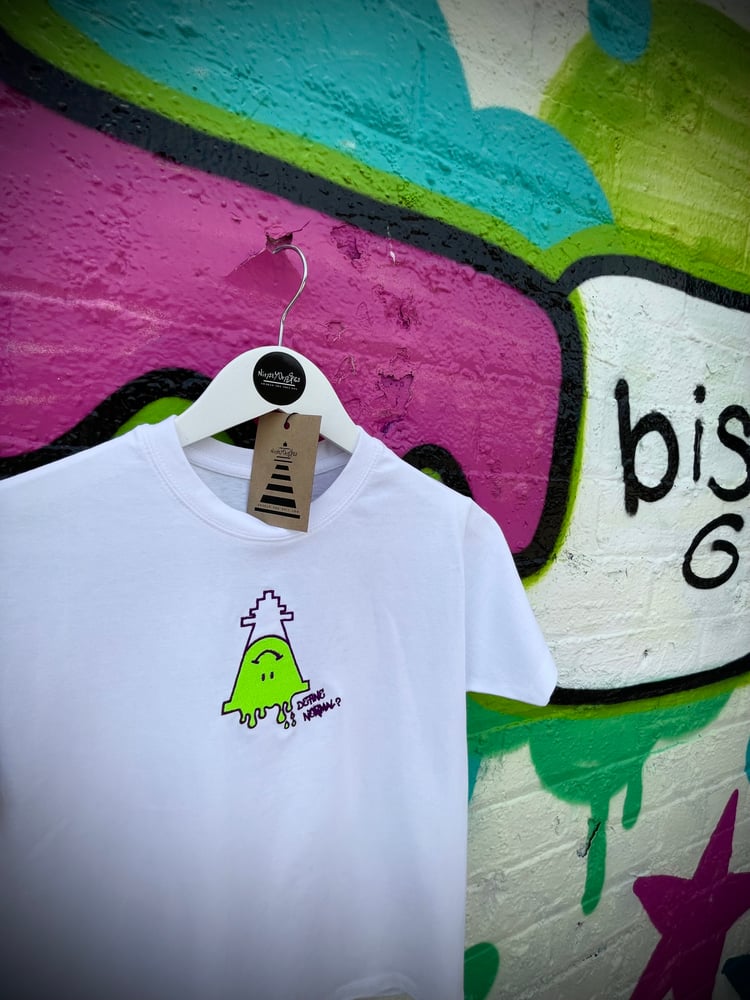 Image of Neon Green/Purple Define Notmal Tee