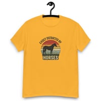 Image 13 of Unisex classic tee, Easily Distracted By Horses Tee