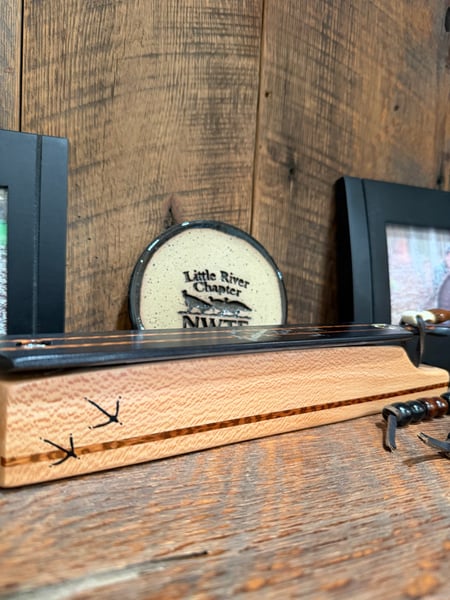 Image of Dymondwood/Sycamore Long Box with Snakewood inlay