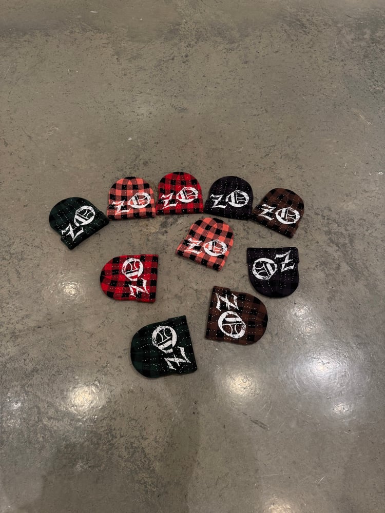 Rhinestone ZO Beanie (Red)