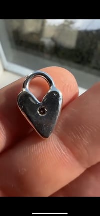 Image 2 of diamond .925 heart