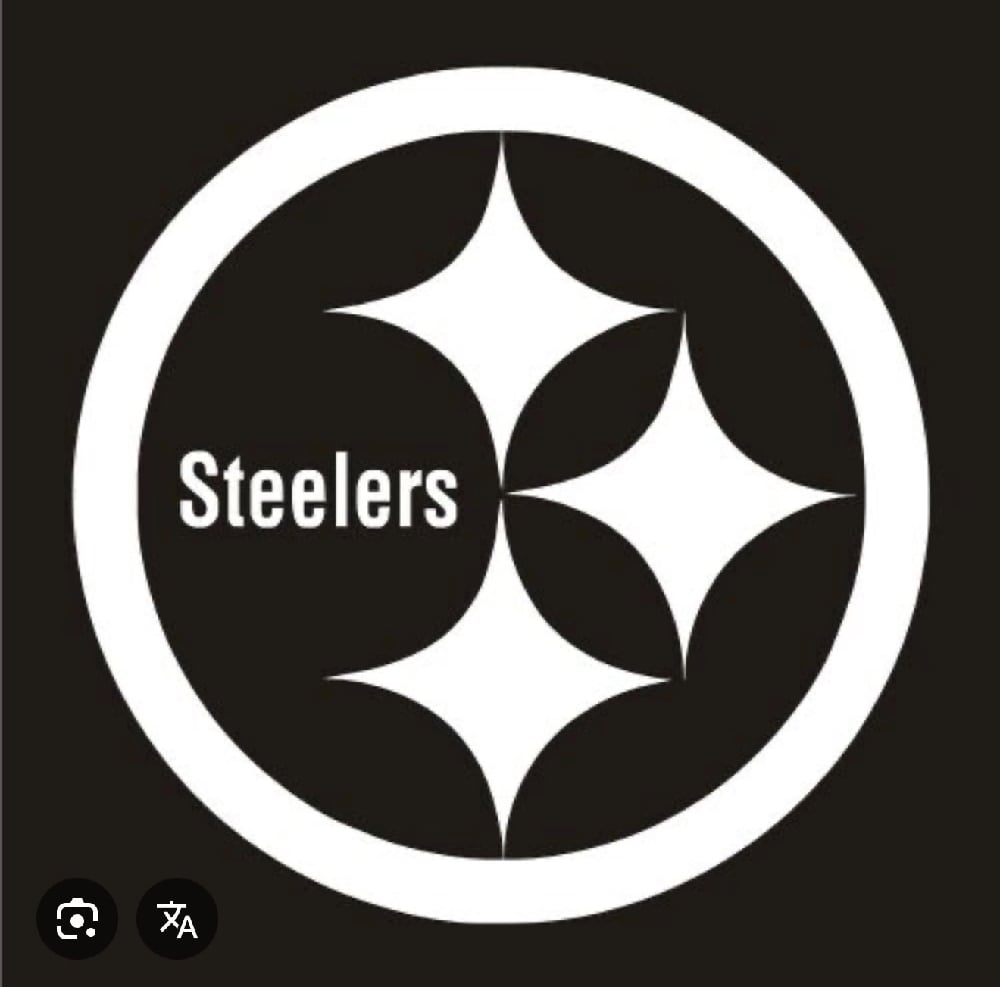 Image of 10x10 Steelers sticker