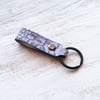 Ostrich Leg Keychain - Faded Violet