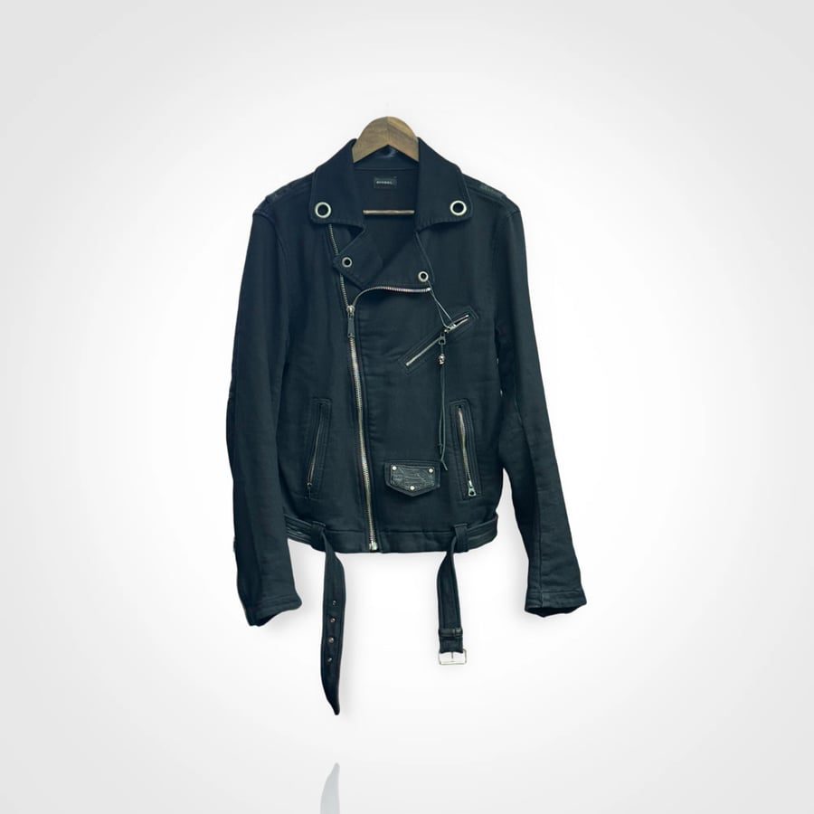 Image of Diesel Seditionaries Leather Riders Jacket 