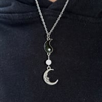 Image 2 of Yin & Yang Sun & Moon Necklace Set 