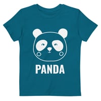 Image 3 of WHITE PANDA ORGANIC T-SHIRT