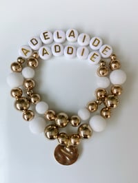 Image 3 of mama + mini matching bracelet set