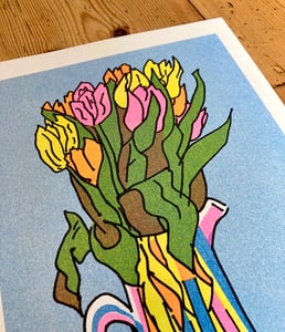 Image of Tulips 2023 A4 Riso Print
