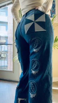 Image 1 of DISTRESSED PANTS MEDIUM