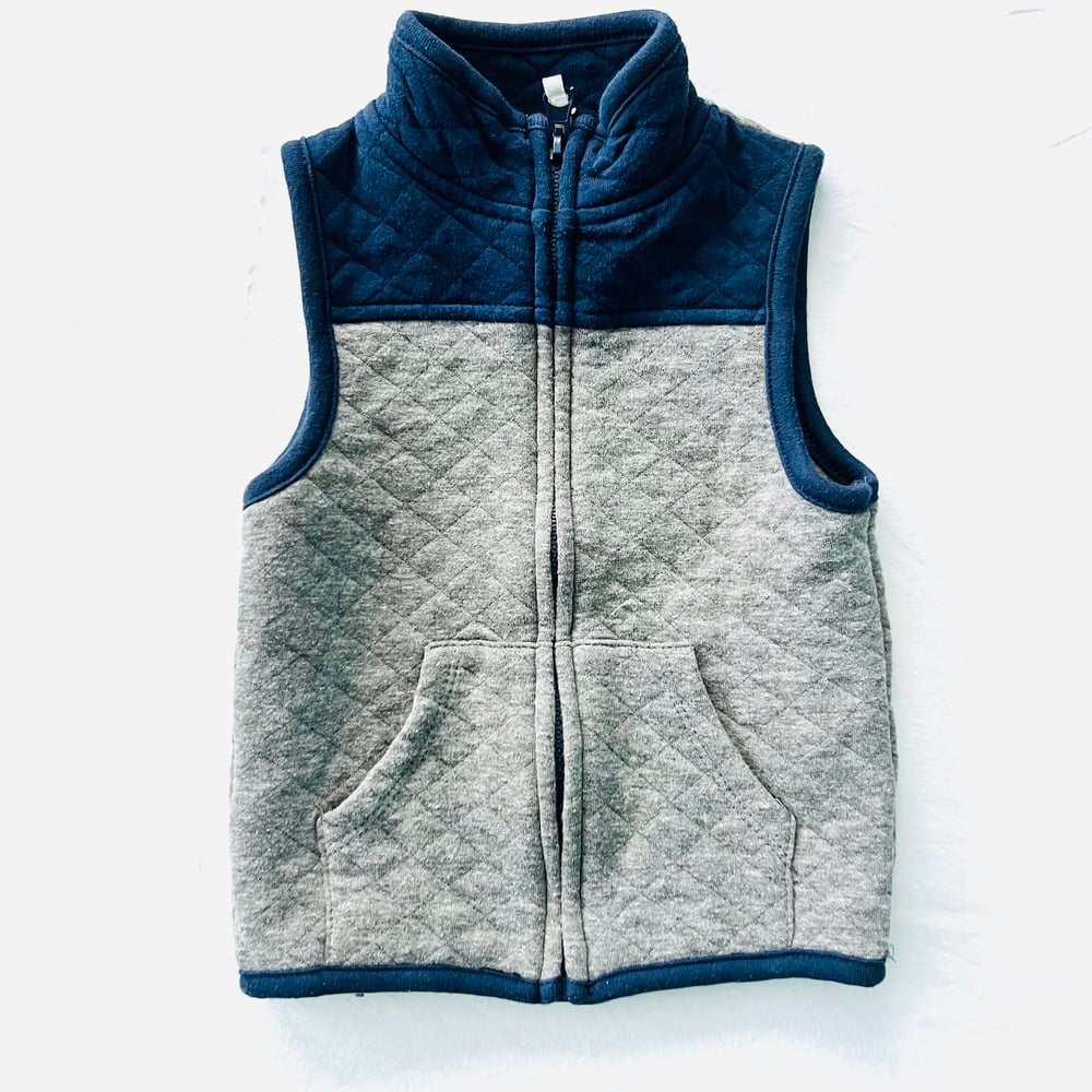 Image of BLUE & GREY VEST