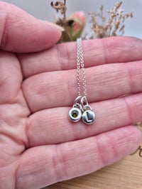Image 3 of Tiny Pebbles Personalised Necklace 