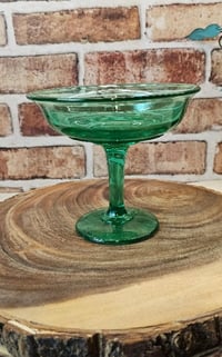 Image 7 of Vintage Uranium Pedestal Compote