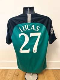 Image 3 of Tottenham Hotspur “LUCAS 27” 2018/19 Third Shirt + patches, Large
