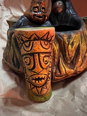 Image of Artist Proof  AP04 of AP06 “I Lava You” Tiki Bowl 2018 By Tiki Diablo & Tahiti Gil