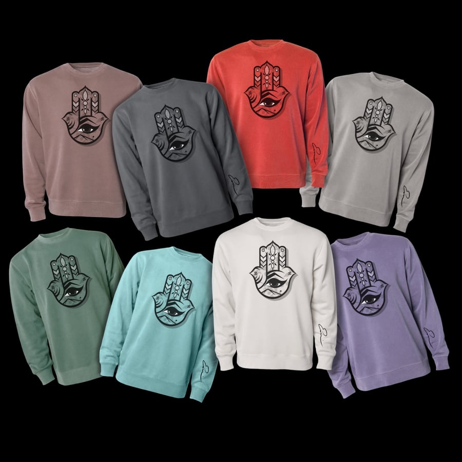 Image of Hamsa crew neck pre order 