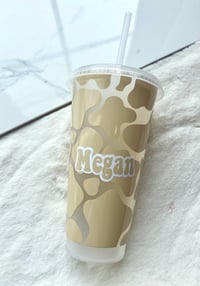 Image 2 of Cow Print Cold Cup