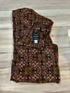 Al -Falaah brown based print Size:MED-Large