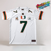 Image 1 of Canes 305 #7 Jersey White