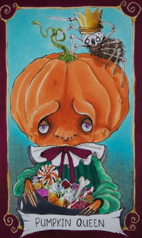 Image 1 of PUMPKIN QUEEN (ORIGINAL ILLUSTRATION)