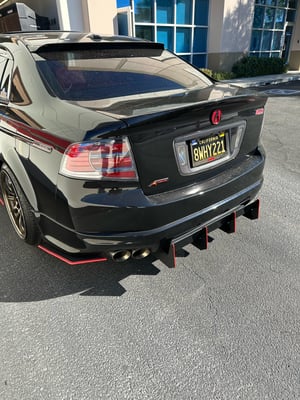Image of Acura TL Type S V2 rear diffuser (center ONLY)