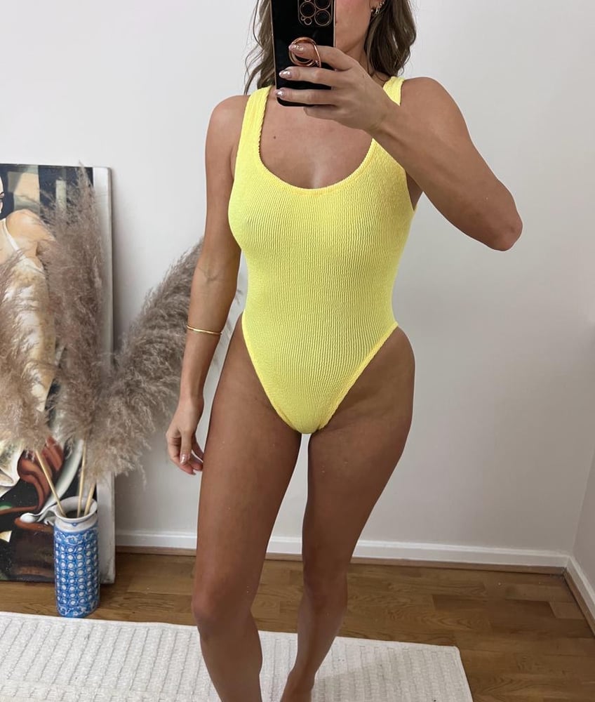 Image of Yellow Classic One Piece