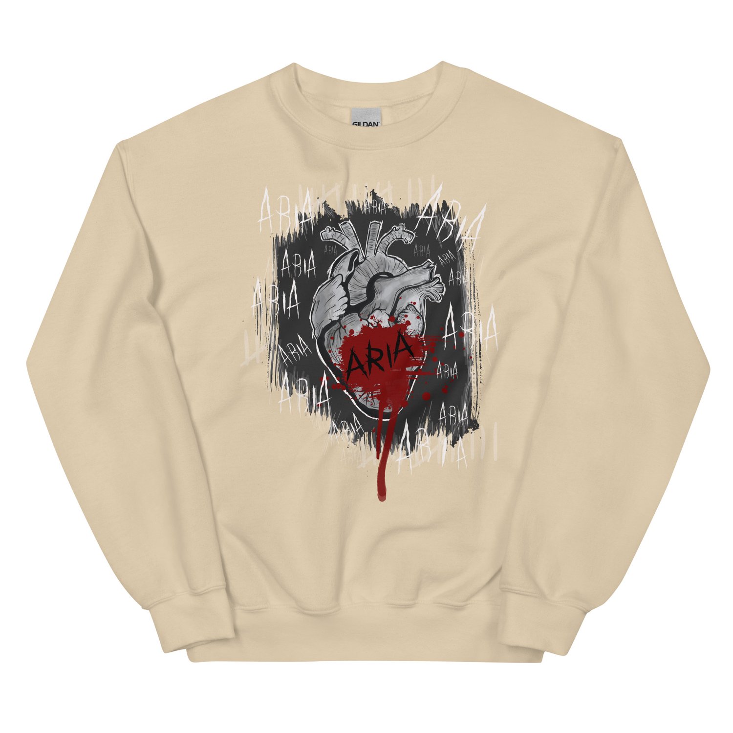 Image of Officially licensed Leigh Rivers psychotic obsession Aria heart Unisex Sweatshirt