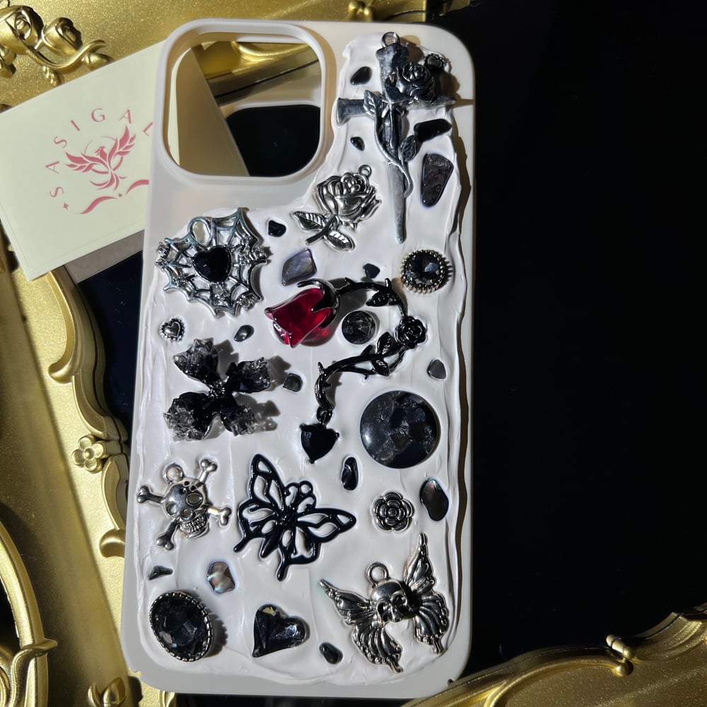 Image of Dark Goth Inspired Mosaic Phone Case For All Brand 