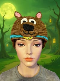 Image 1 of Crochet Sooby Doo Hat