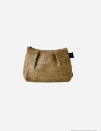 Image 2 of NATURAL LINEN POUCH - Sm
