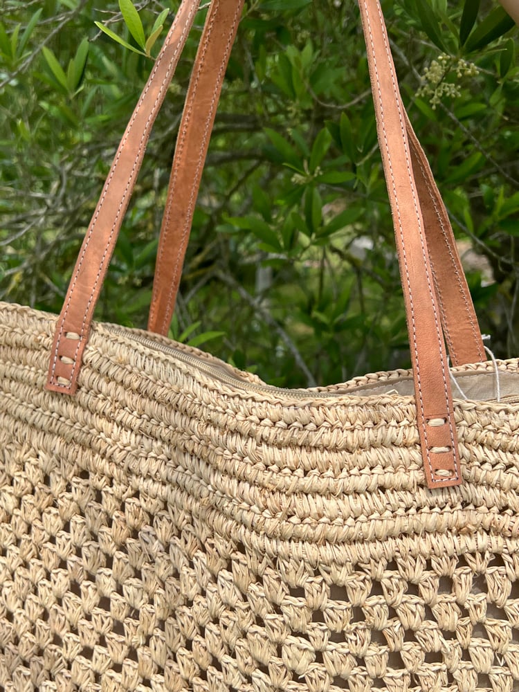 Image of Grand Sac en Raphia MYA 
