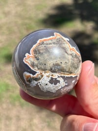 Image 7 of Volcano Agate Sphere #2832