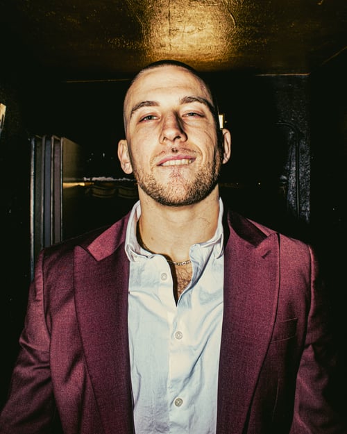 Image of Burgundy Suit
