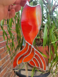 Image of Orange Mermaid Tail 