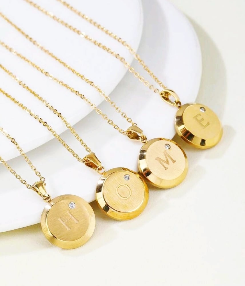 Image of Goldie Letter Necklace 