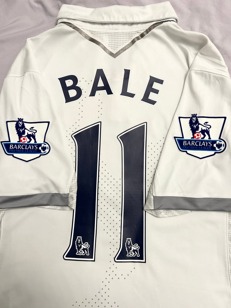 Image of Tottenham Hotspur “BALE 11” 2012/13 Home Shirt + PL patches (XL)