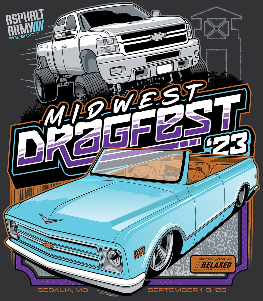Image of Midwest Dragfest 2023 Event Shirts
