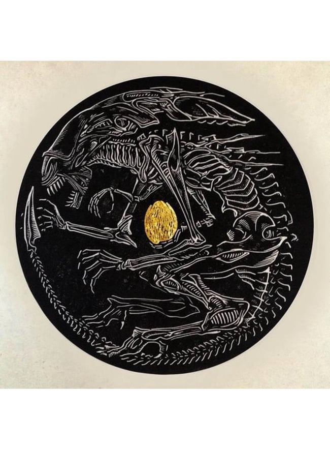 Alien Queen Block Print