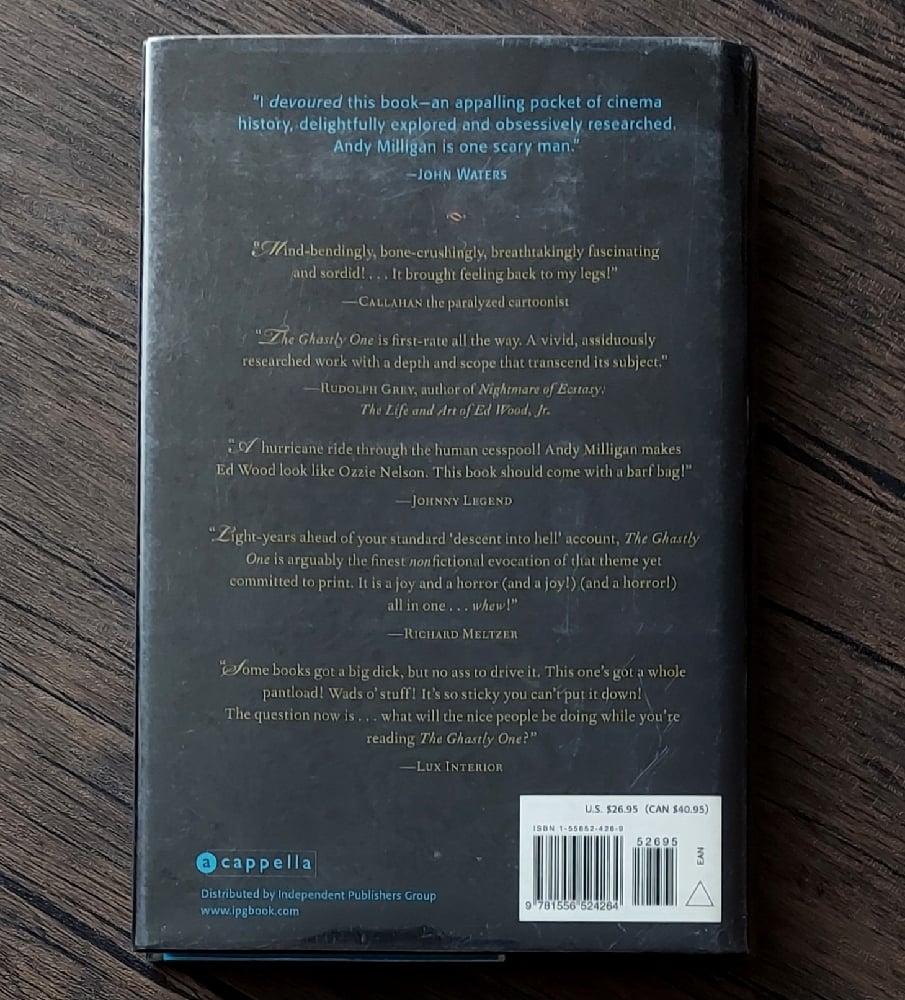 The Ghastly One: The Sex-Gore Netherworld of Filmmaker Andy Miligan, by Jimmy McDonough