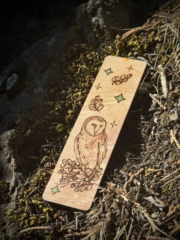 The Owl - Mini Gilded Guardian Bookmark 