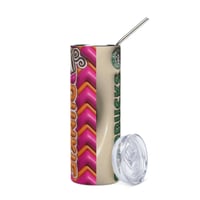 Half Dunkin/Half Starbucks lover type of chick Stainless Steel Tumbler 