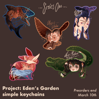 Image 5 of Project: Eden’s Garden animal-motif keychains 