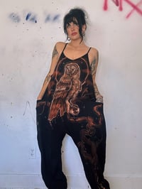 Image 3 of “MIGHTNIGHT” BLEACH PAINTES BAGGY ROMPER MEDIUM