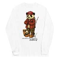 Image 4 of GOGO BEAR "CAMO" Men’s Long Sleeve Shirt (see color options)