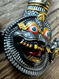 Image 2 of Yogananda Narasimha Pendant Silver/Goldplated 