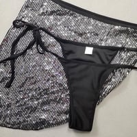 Image 5 of Sequin 3 Piece Bikini