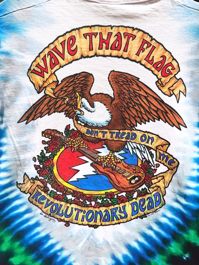 Grateful Dead 1993 ‘Wave that Flag’ T-Shirt - Size L