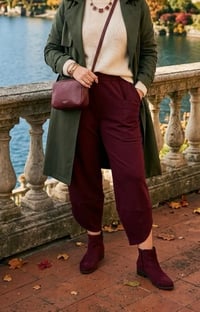 Image 2 of SIENNA - SCUBA POCKET BARREL TROUSERS