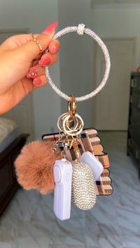 Burberry Inspired Bling Bluetooth Set 